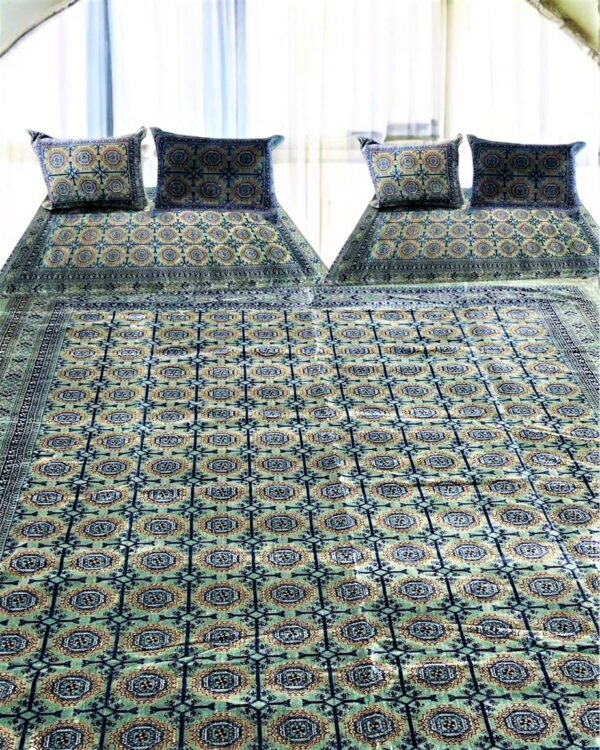 Turkish mattress and pillows with carpet
