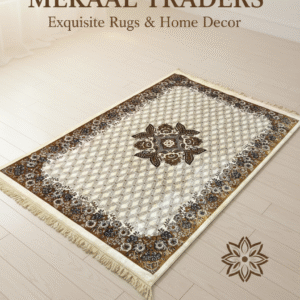 Creami baij color Turkish fancy carpet 5x8 fit size