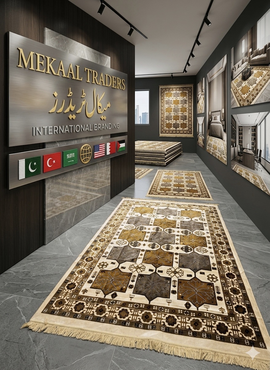 Creami baij color Turkish fancy carpet 5x8 fit size - Image 3