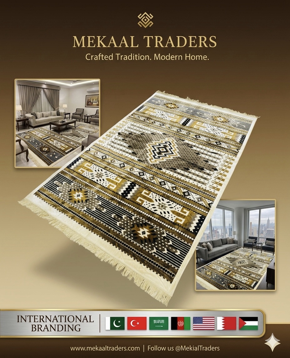 Creami baij color Turkish fancy carpet 5x8 fit size - Image 4